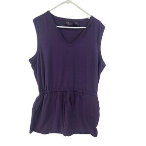 Canyon Creek Women's Athletic Dress Sleeveless Mini  Elastic waist purple Sz 2XL